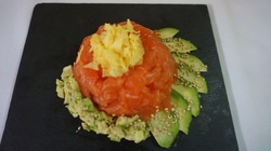 Tartare  saumon avocat